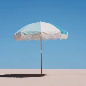 Customized Logo Printed Advertising Polyester Outdoor Beach Umbrella