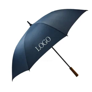 Customized Logo Printing High Quality Colorful Handle Promotion Manual Open Golf Umbrella for Outdoor