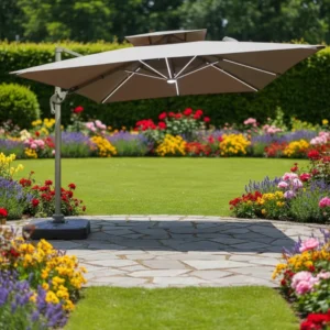 Customized Outdoor Garden Beach Commercial Roman Patio Umbrella