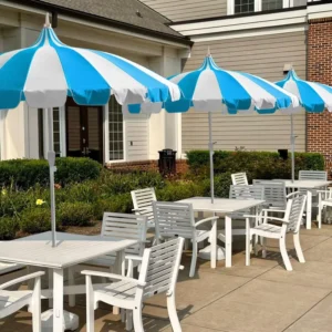 Customized Pagoda Center Pole Parasol Beach Pool Garden Use