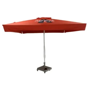 Customized Printed Beach Umbrella with Company Logo Waterproof Polyester Outdoor Use
