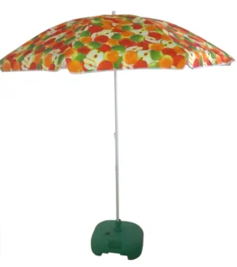 Customized Printed Polyester Beach Umbrellas