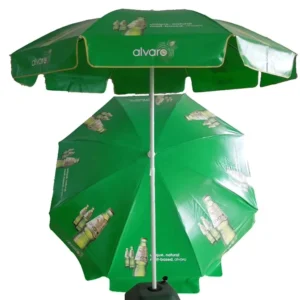 Customized Printed Waterproof Beach Umbrella Folding Parasol for Outdoor Furniture Use