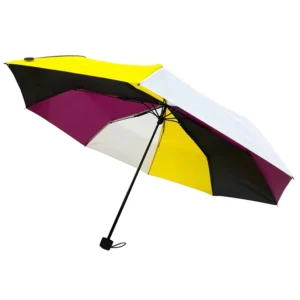 Customized Rainbow Non-Binary Pride Flag Folding All-Over Print Umbrella