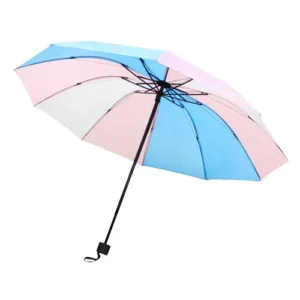 Customized Rainbow Transgender Pride Flag Folding All-Over Print Umbrella