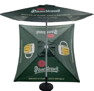 Customized Waterproof Big Size 2x2m 4x4m Outdoor Beer Coffee Drink Bar Parasol with Steel Frame