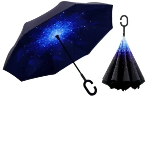 Customized Windproof Golf Umbrella Double Canopy Automatic Umbrella