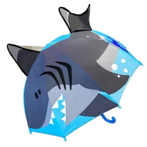 Cute 3D Animal Ear Straight Kids Umbrella Mini Cartoon Student Umbrella for Kindergarten Children Dual Use Sun Rain Custom Logo