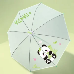 Cute Cartoon Bunny Kids Long Handle Umbrella Anti UV Sun Rain Lovely Gift for Children Outdoor Custom Printed