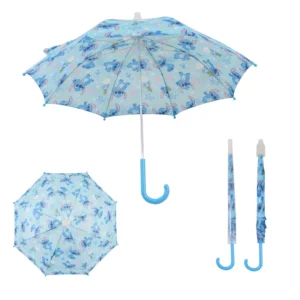 Cute Cartoon Kids Umbrella with Safety Tips & Waterproof Sleeve Lightweight Children’s Rain Umbrella