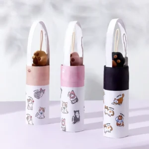 Cute Cat Claw Handle UV Umbrella Portable Foldable Cartoon Style Umbrella Modern Design Rainy protection Umbrella