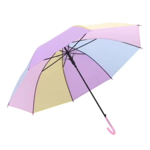 DD1767 Umbrella PVC Rain Stick Transparent Umbrellas Straight Handle Large Clear Umbrellas for Rain Adult