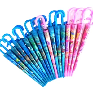 DD2722 Kids Automatic Stick Umbrella Cartoon Animal Character Umbrella Manufacturer