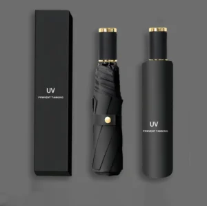 DD2867 Manual Open & Close Compact Travel Umbrella Small Backpack Rain Umbrellas for Umbrellas