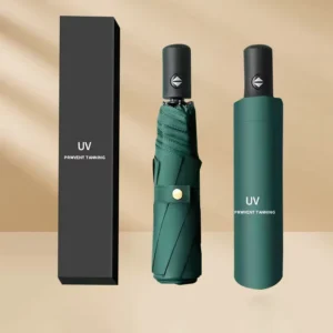 DD3545 Compact Windproof Automatic Folding Travel Umbrella, Waterproof, for Women and Men