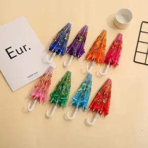 DD4528 Mini Modern Design Lace Umbrella Toy Decorative Studio Photography Props Dance Tours Souvenirs Small Parasol