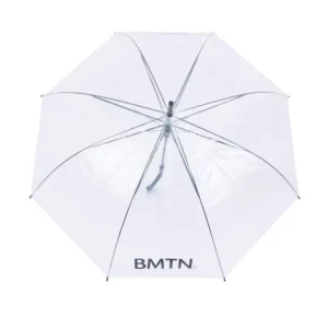 DD761-3 Factory Customized Logo Clear Umbrellas Kids Parasol Colorful Transparent PVC Umbrella with Printing for Promotion