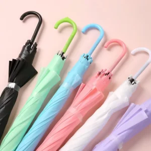 Disposable Clear Long-Handle Umbrella