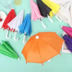 Doll Accessories Small 43cm Summer Umbrella Toy for Children