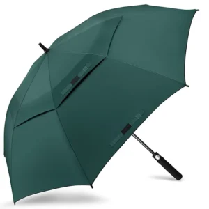 Double Canopy Auto Open Colorful Windproof Golf Umbrella with Custom Company Logo