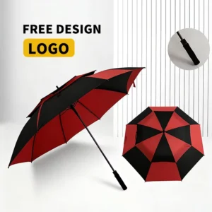 Double Canopy Golf Umbrella Automatic Windproof