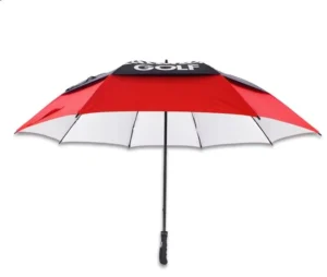 Double Canopy Golf Umbrella Solid Heavy Duty UV Windproof