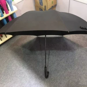 Double Frame Durable Metal Semi-Automatic Open Classic Design 21 Inch Pongee Umbrella 8 Ribs Plastic Handle All-in-One Function