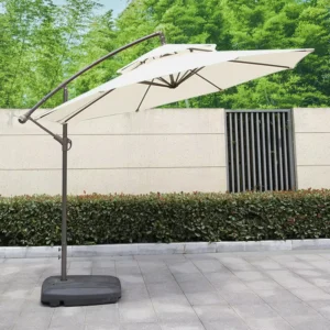 Double-Layer Banana Parasol for Courtyard, Villa, Scenic Area, Beach or Car Side