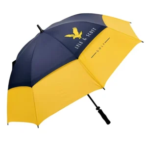 Double-Layer Extra-Large Automatic Open Golf Stick Umbrella with Custom Logo Windproof