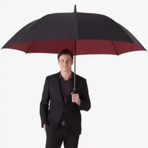Double Layer Extra Large Golf Umbrella Heavy Duty Auto Open Windproof Waterproof Long Handle