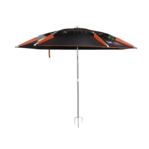Double-Layer Stainless Steel Pole Fiberglass Ribs Fishing Umbrella