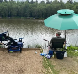 Double-Layer Thickened Fishing Umbrella, Sun and Rain Protection, Beach Sunshade