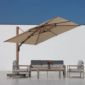 Double Top Roman Cantilever Umbrella Octagonal Offset Parasol