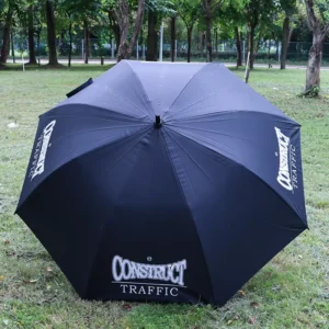 Durable Customized Straight Pattern Golf Parasol UV Protection Outdoor