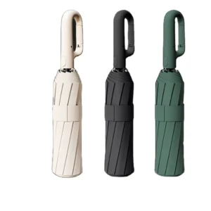 Durable Folding Automatic UV Umbrella for Men and Women Portable Windproof Double Storm Protection
