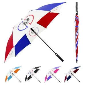 Durable Wind Proof Polyester Double Layer Sport High Quality Waterproof 190T Pongee 30 Inches Fully Automatic Custom Umbrella