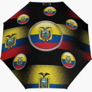 Ecuador National Themed Fully Automatic Folding Umbrella