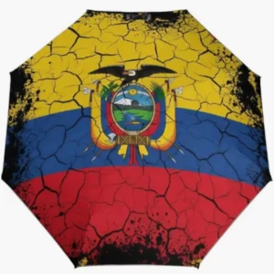 Ecuador Printed Pattern Fully Automatic Folding Umbrella