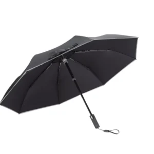 Electric Automatic Umbrella with One-Click Opening and Closing Wind-Resistant Folding Design for Travel