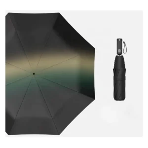 Electric Inverted 3-Fold Automatic Umbrella Auto Open Close Windproof UV Protection Custom Logo Adult Outdoor Umbrella