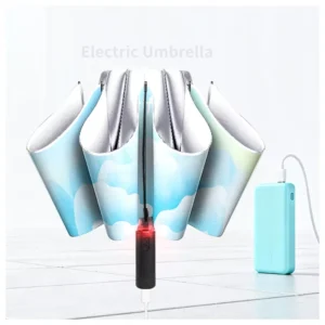 Electric Umbrella with One-Key Opening and Closing for Travel