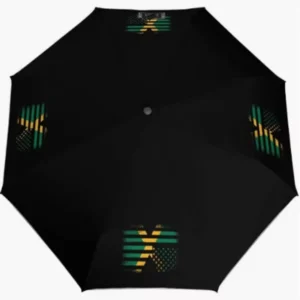 Elegant Gift Jamaica National Flag Emblem Themed Element Pattern Print Promotion Fully Automatic Folding Umbrella