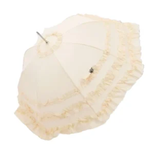 European Style Cosplay Lolita Princess Umbrella Sunshade Retro Parasol Bride Wedding 3 Layer Lace Umbrellas