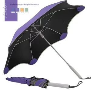 Export Artistic Petal Style Long Handle Anti-UV Sun Protection Parasol Umbrella Blunt