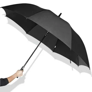 Extra Large Casual Golf Umbrella Long Handle 8 Ribs Semi Automatic Steel Handle Sun Rain Protection Windproof