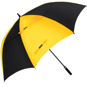 Extra-Large Double-Canopy Air-Vented Windproof Auto-Open Golf Umbrella