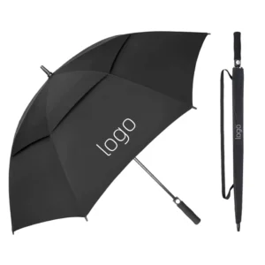 Extra Large Golf Umbrella Automatic Open Long Handle Windproof Waterproof Double Canopy Vented