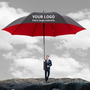 Extra-Large Heavy-Duty Auto-Open Windproof Waterproof Golf Umbrella