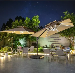 Extra Large Restaurant Garden Furniture Beach Sun Shade Parasol Outdoor 3x6m 12ft Lounge Umbrella