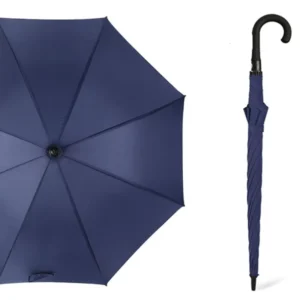 Extra Large Semi-Automatic 210T Steel Golf Umbrella Windproof Waterproof Outdoor Straight Umbrella Plastic